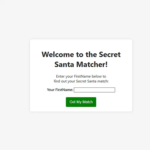 Secret Santa Generator Preview Image